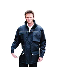 WORK-GUARD by Result Mens Sabre Coat - Navy - 2