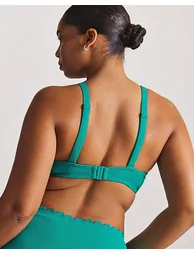 Scallop Edge Bandeau Bikini Top - 2