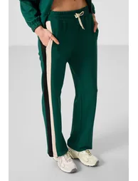 TOMMY Striped Palazzo Pants with Drawstring Waist - 3