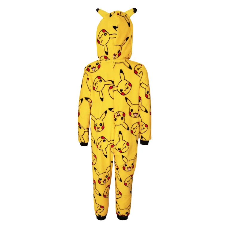 Pokemon Childrens/Kids Pikachu 3D Ears Sleepsuit - Yellow - 1