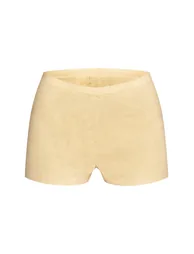 Lemon Knitted Mini Shorts - 5