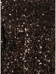 Sequin Long Sleeve Top with Bow On Back - 4