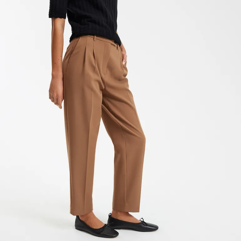 7/8 Pleat Front Trousers - 1
