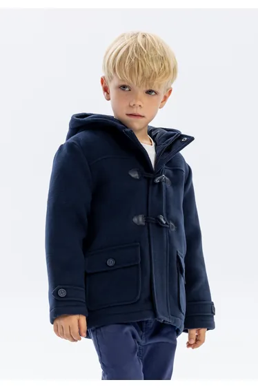 Boys Padded Jacket with Bicolor Lining