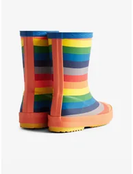 Hunter Kids First Rainbow Wellington Boots in Multicolour - 2