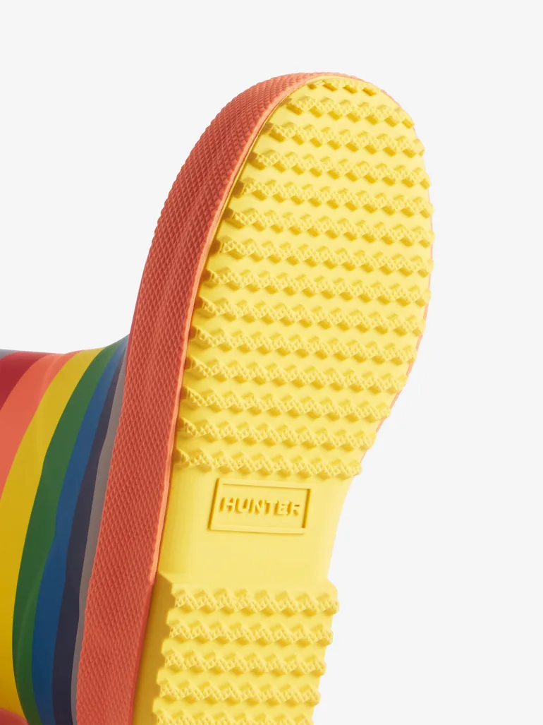 Hunter Kids First Rainbow Wellington Boots in Multicolour - 3