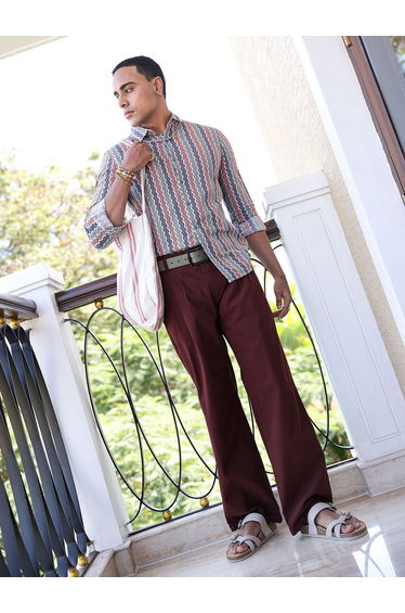 Men Multi Printed Slim Fit Shirt