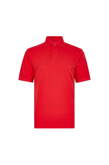 Kustom Kit Mens Klassic Cotton Superwash 60C Polo Shirt - Tomato Red