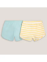 Pack of 2 Shorts in Cotton - 3