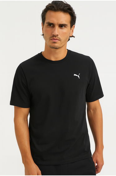 Men's Puma Small Logo T-Shirt in Black