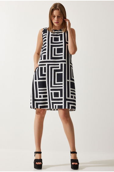 Happiness İStanbul White A-Line Mini Shift Dress