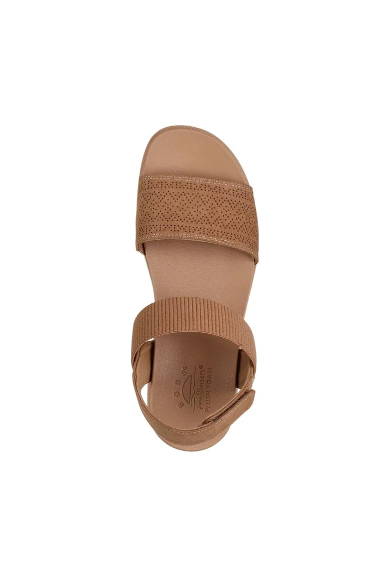 DESERT KISS LOW Microfiber Quarter Strap Sandal Chestnut - 3