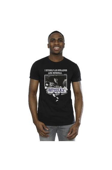 Beetlejuice Boys Strange And Unusual Cotton T-Shirt - Black