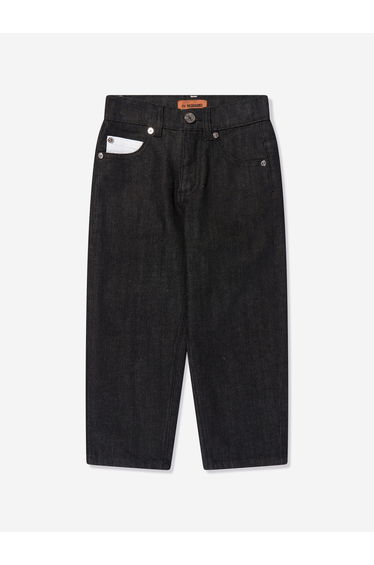 Boys Branded Trousers in Black