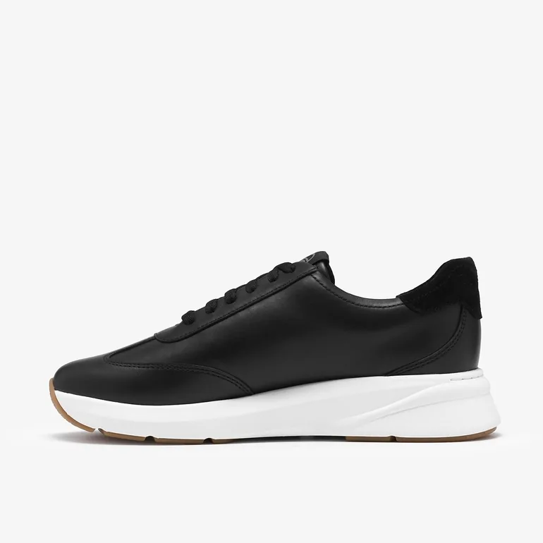 Code R Run Zip-Up Leather Trainers - 2