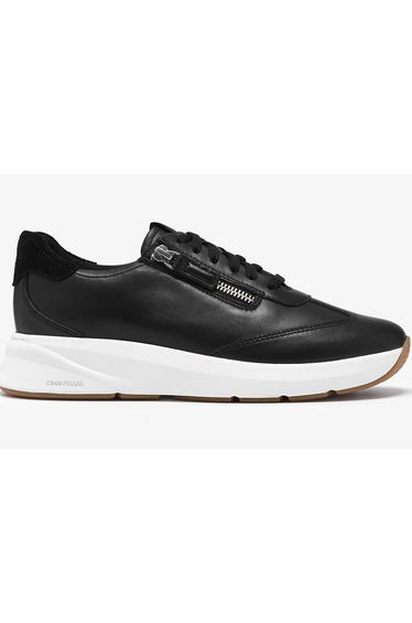 Code R Run Zip-Up Leather Trainers