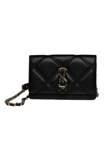 Steve Madden Womens/Ladies Bendue Crossbody Bag - Black/Gold
