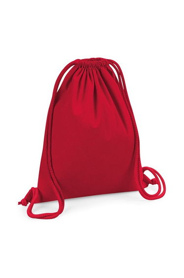 Westford Mill Cotton Drawstring Bag - Red