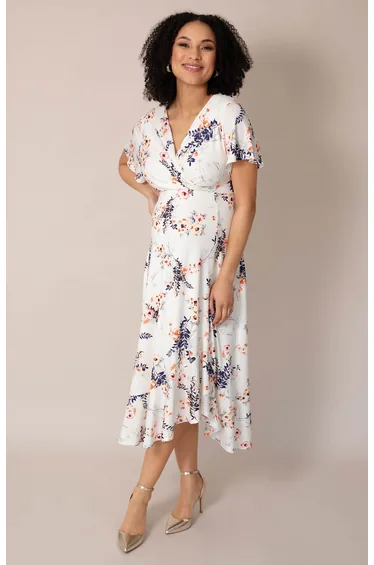 Rosalie Midi Dress (Japanese Garden)