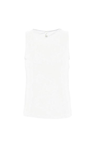 SOLS Mens Justin Sleeveless Tank / Vest Top - White