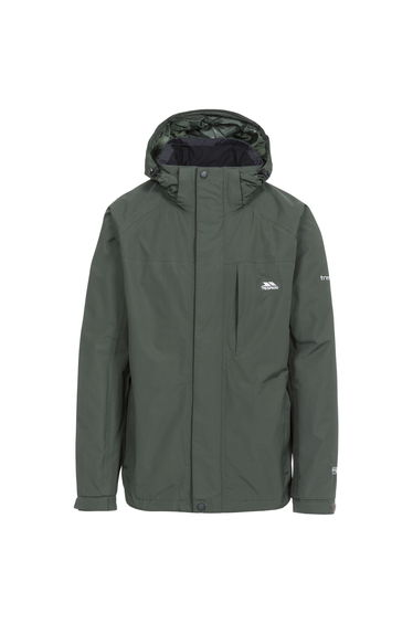 Trespass Mens Edwards II Waterproof Jacket - Olive