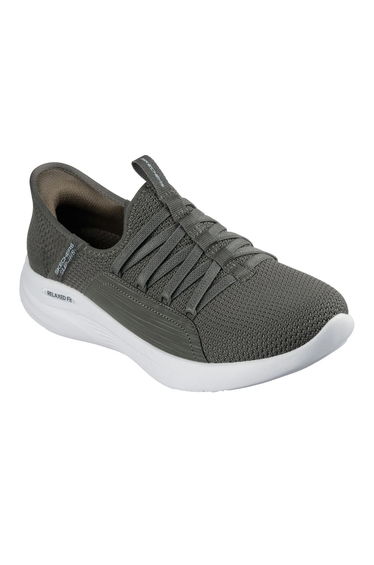 Skechers Womens/Ladies Sport Ballet Chic Relaxed Fit Trainers - Olive