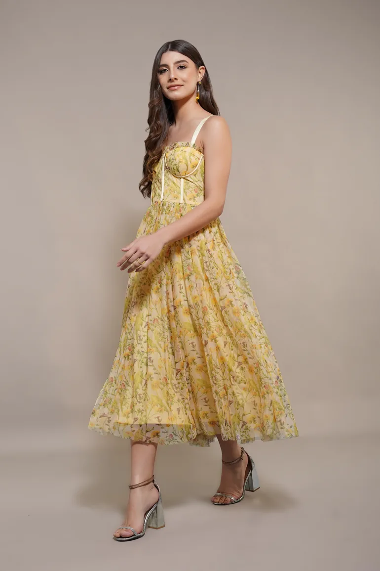 flowy midaxi dress MANGO - Open-back Lyocell Dress Dark Blue