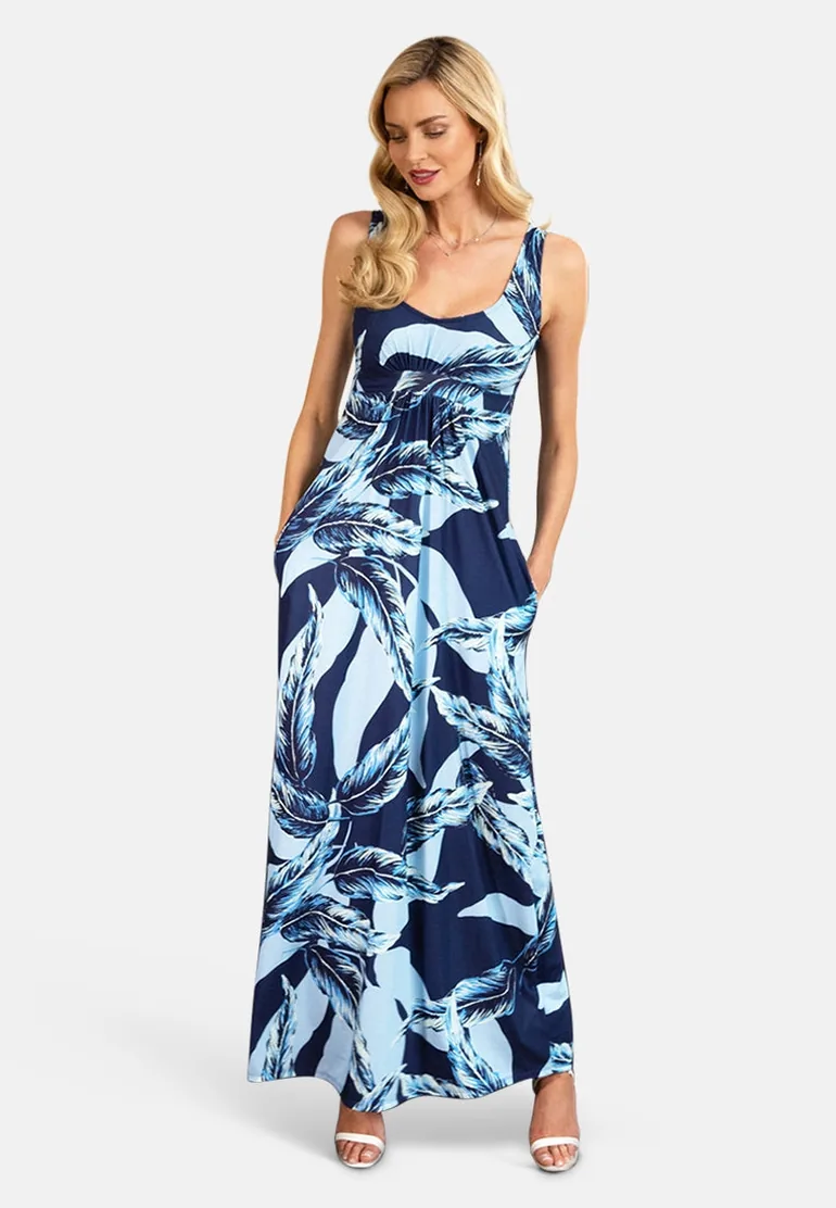 hotsquash empire line maxi dress Empire Maxi Dress - Sustainably Made in London