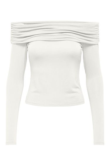 White off shoulder top