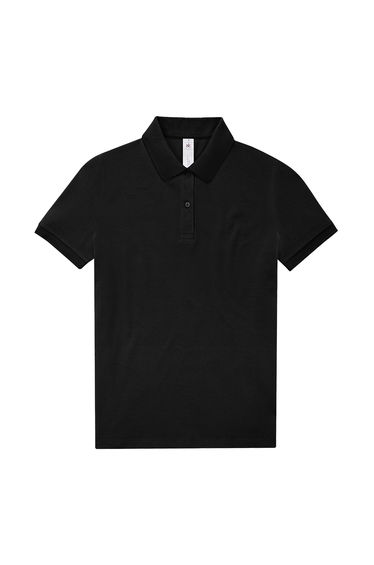 B&C Womens/Ladies My 210 Polo Shirt - Black
