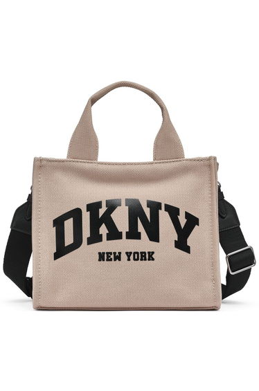 HADLEE SMALL TOTE LT KHAKI/BLACK