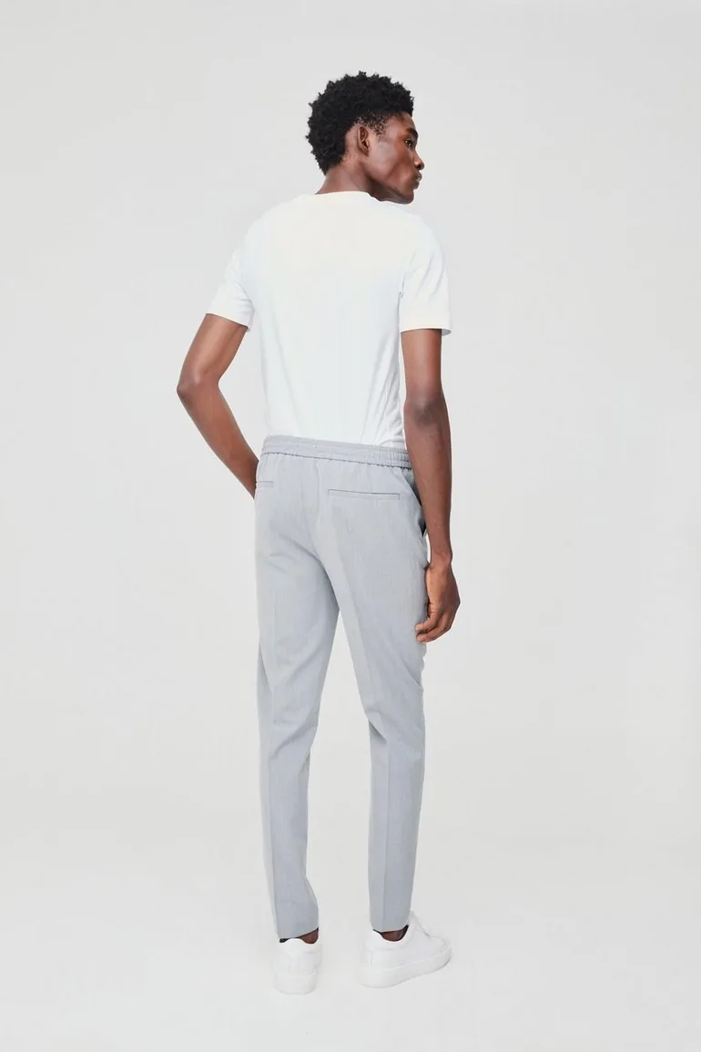 Elasticated Waist Slim Tailored Jogger - 1