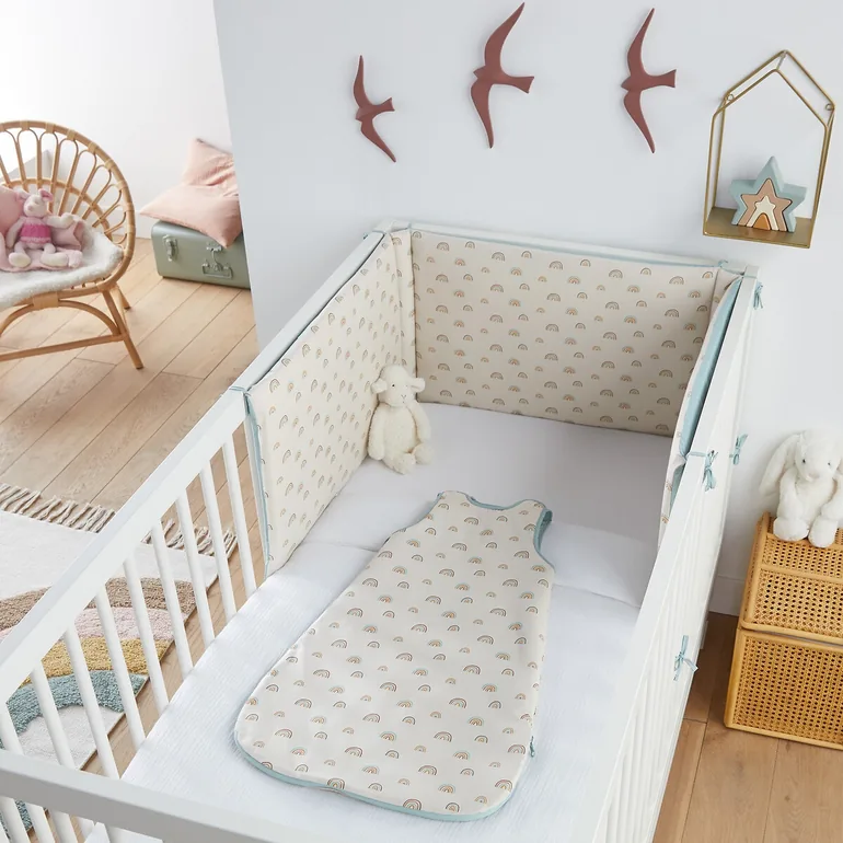 Baby's Reversible Sleeping Bag in Cotton Percale - 1