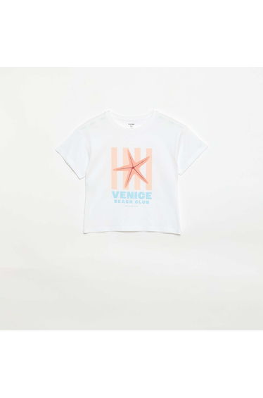 Fantasy Print T-Shirt ORANGE