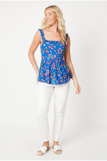 Frill Detail Sleeveless Top