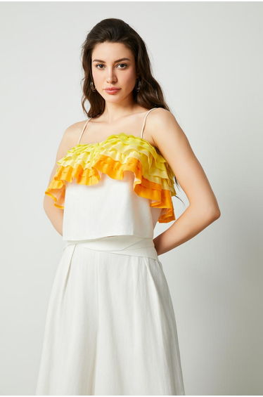 Ruffled Crop top