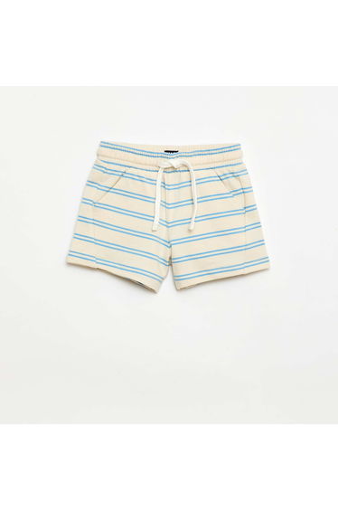 Unbrushed Fleece Shorts WHITE