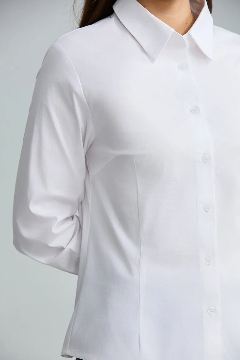 Cropped Long Sleeve Shirt - 3