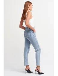 Women's Lycra Pants with a Front Slit - 3