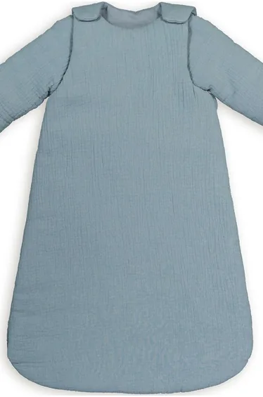 Kumla Cotton Muslin 3.5 Tog Sleeping Bag with Removable Sleeves