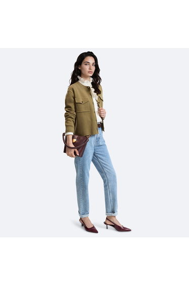 Wool/Cotton Milano Knit Cardigan