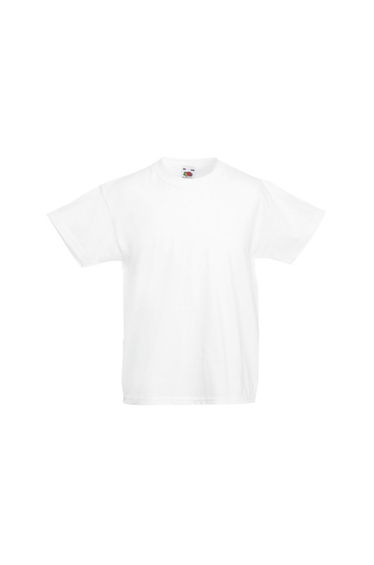 Fruit Of The Loom Childrens/Teens Original Short Sleeve T-Shirt - White