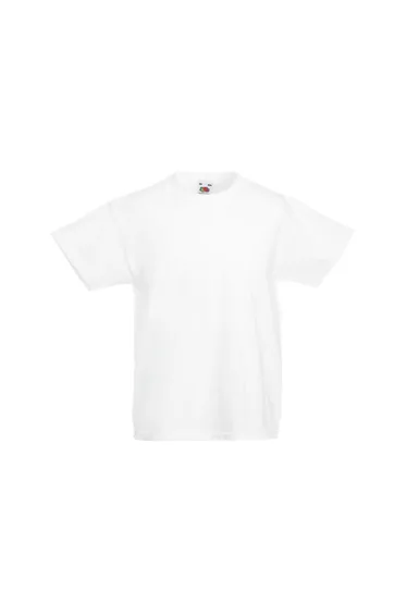 Fruit Of The Loom Childrens/Teens Original Short Sleeve T-Shirt - White