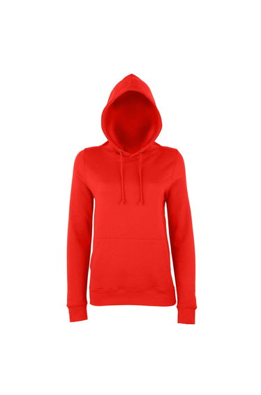 AWDis Just Hoods Womens/Ladies Girlie College Pullover Hoodie - Fire Red