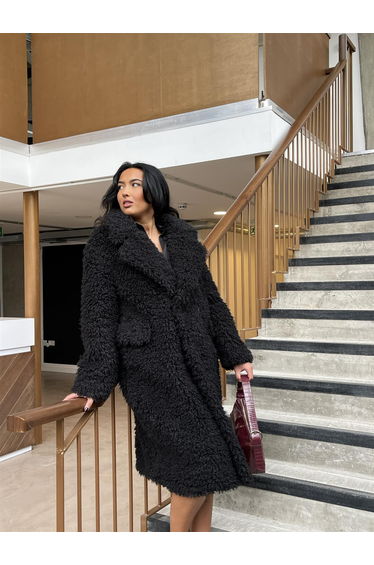 Black Maxi-Coat