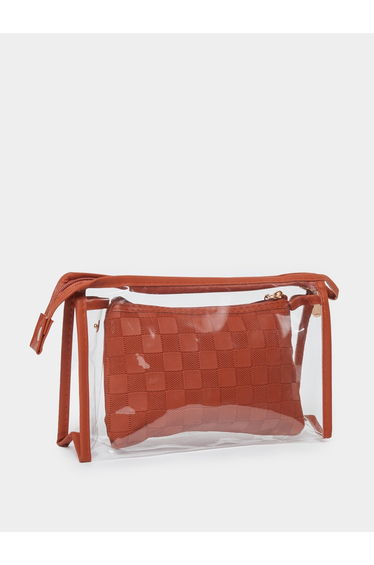 Women Clear Zip Washbag