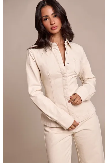 قميص بريتي ليتل ثينق جينز بيج بأكمام طويلة