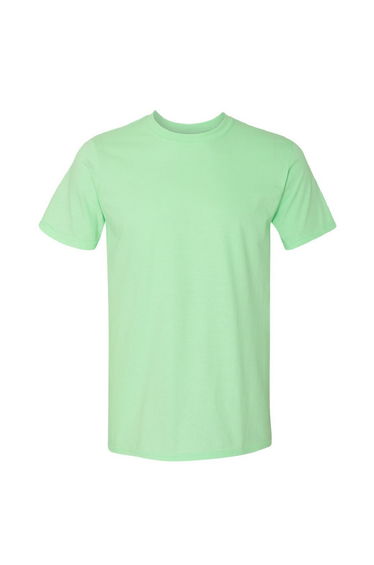 Gildan Mens Short Sleeve Soft-Style T-Shirt - Mint Green