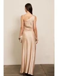 TFNC Sammy Champagne Maxi Dress - 3