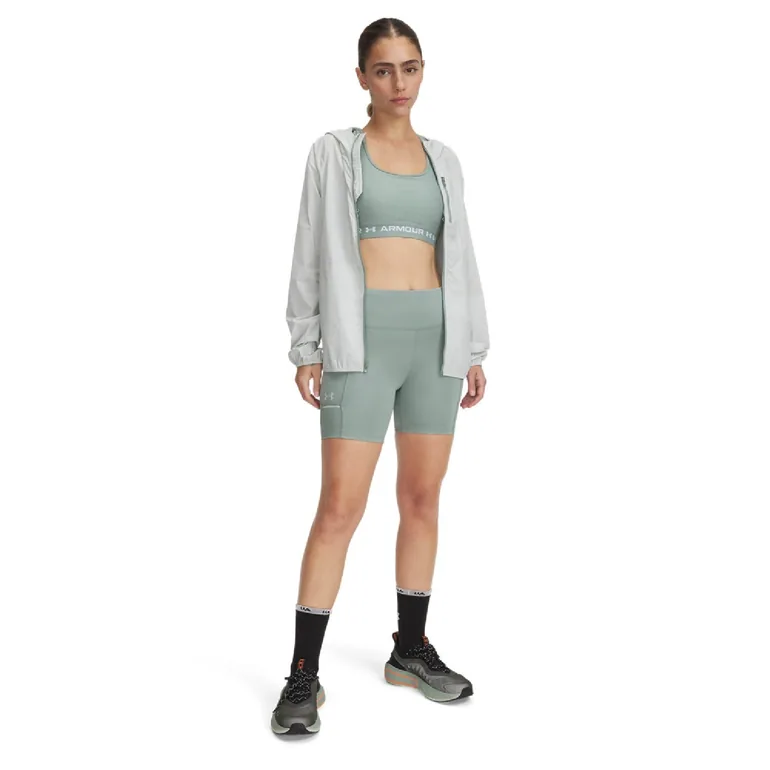 Women's Under Armour Launch 6" Shorts in Green